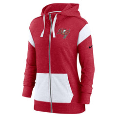 Tampa Bay Buccaneers Women's Monaco Lightweight Full-Zip Hoodie - Red/White - Nike