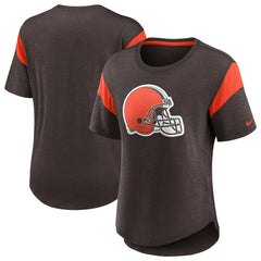 Cleveland Browns Women's Primary Logo Fashion Top - Brown - Nike