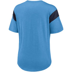 Tennessee Titans Women's Primary Logo Fashion Top - Light Blue - Nike
