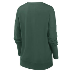 Green Bay Packers Women's Rewind Playback Icon Performance Pullover Sweatshirt - Green - Nike