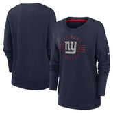 New York Giants Women's Rewind Playback Icon Performance Pullover Sweatshirt - Navy - Nike