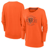 Chicago Bears Women's Rewind Playback Icon Performance Pullover Sweatshirt - Orange - Nike