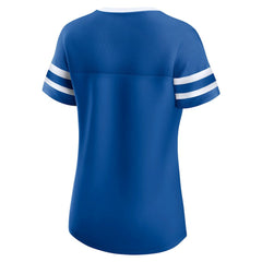 Indianapolis Colts Women's Original State Lace-Up T-Shirt - Royal - Fanatics