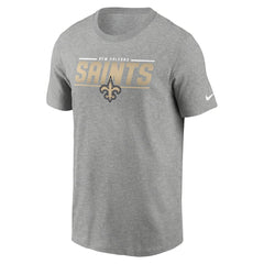 New Orleans Saints Muscle T-Shirt - Heathered Gray - Nike