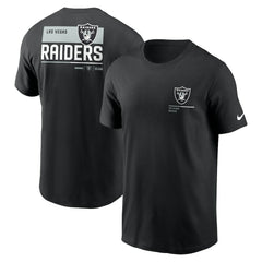 Las Vegas Raiders Team Incline T-Shirt - Black - Nike