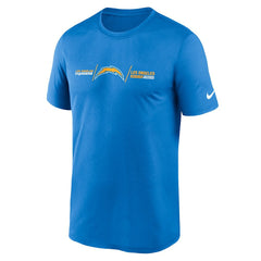 Los Angeles Chargers Horizontal Lockup Legend T-Shirt - Powder Blue - Nike