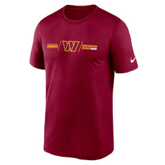 Washington Commanders Horizontal Lockup Legend T-Shirt - Burgundy - Nike