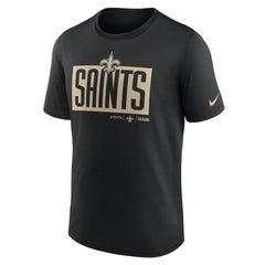 New Orleans Saints Exceed Performance T-Shirt - Black - Nike
