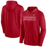 Tampa Bay Buccaneers Lightweight Performance Hooded Long Sleeve T-Shirt - Red - Nike