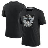 Las Vegas Raiders Rewind Playback Logo Tri-Blend T-Shirt - Black - Nike