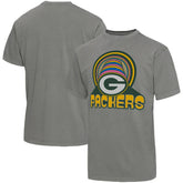 Green Bay Packers Junk Food Wonderland Infinity Vibe T-Shirt - Graphite - NFL