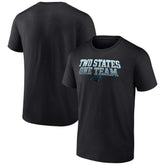 Carolina Panthers Big & Tall Two States One Team Statement T-Shirt - Black - Fanatics