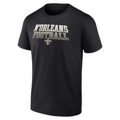 New Orleans Saints Big & Tall N'Orleans Football Statement T-Shirt - Black - Fanatics