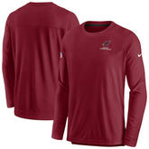 Arizona Cardinals Sideline Lockup Performance Pullover Sweatshirt - Cardinal - Nike