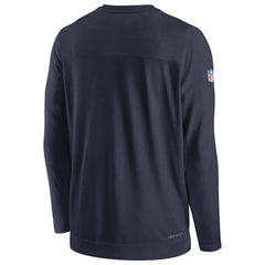 Tennessee Titans Sideline Lockup Performance Pullover Sweatshirt - Navy - Nike