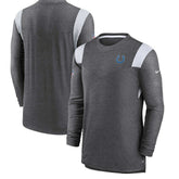 Indianapolis Colts Sideline Tonal Logo Performance Player Long Sleeve T-Shirt - Charcoal - Nike