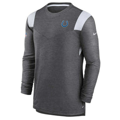 Indianapolis Colts Sideline Tonal Logo Performance Player Long Sleeve T-Shirt - Charcoal - Nike