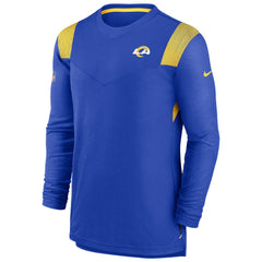 Los Angeles Rams Sideline Tonal Logo Performance Player Long Sleeve T-Shirt - Royal - Nike