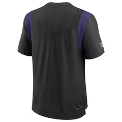 Baltimore Ravens Sideline Tonal Logo Performance Player T-Shirt - Black - Nike