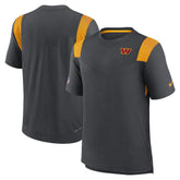 Washington Commanders Sideline Tonal Logo Performance Player T-Shirt - Charcoal - Nike