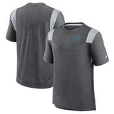 Indianapolis Colts Sideline Tonal Logo Performance Player T-Shirt - Heather Charcoal - Nike