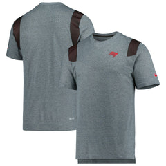 Tampa Bay Buccaneers Sideline Tonal Logo Performance Player T-Shirt - Pewter - Nike