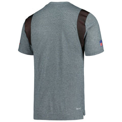Tampa Bay Buccaneers Sideline Tonal Logo Performance Player T-Shirt - Pewter - Nike