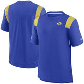 Los Angeles Rams Sideline Tonal Logo Performance Player T-Shirt - Royal - Nike
