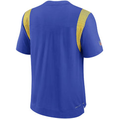 Los Angeles Rams Sideline Tonal Logo Performance Player T-Shirt - Royal - Nike