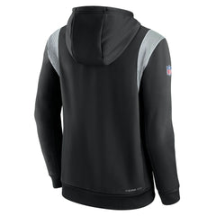New York Jets Sideline Athletic Stack Performance Pullover Hoodie - Black - Nike