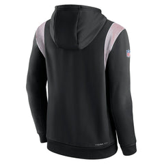 Atlanta Falcons Sideline Athletic Stack Performance Pullover Hoodie - Black - Nike