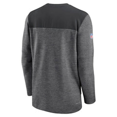 Arizona Cardinals Sideline Lockup Performance Quarter-Zip Top - Charcoal - Nike