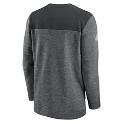 Baltimore Ravens Sideline Lockup Performance Quarter-Zip Top - Charcoal - Nike