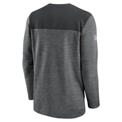 Carolina Panthers Sideline Lockup Performance Quarter-Zip Top - Charcoal - Nike