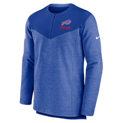Buffalo Bills Sideline Lockup Performance Quarter-Zip Top - Royal - Nike
