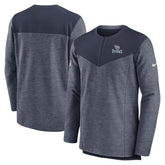 Tennessee Titans Sideline Lockup Performance Quarter-Zip Top - Navy - Nike