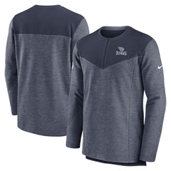 Tennessee Titans Sideline Lockup Performance Quarter-Zip Top - Navy - Nike