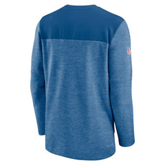 Indianapolis Colts Sideline Lockup Performance Quarter-Zip Top - Royal - Nike
