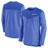 Los Angeles Rams Sideline Lockup Performance Quarter-Zip Top - Royal - Nike