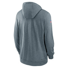 San Francisco 49ers Sideline Team Pop Full-Zip Hoodie Jacket - Heather Gray - Nike