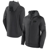Philadelphia Flyers Fanatics Authentic Pro Road Tech Lightweight Full-Zip Hoodie Jacket - Charcoal | Fanatics on sale