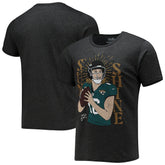 Trevor Lawrence Jacksonville Jaguars Majestic Threads Tri-Blend Player Graphic T-Shirt - Black - NFL