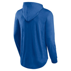 New England Patriots Front Runner Long Sleeve Hooded T-Shirt - Royal - Fanatics