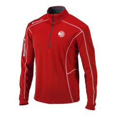 Columbia Atlanta Hawks Shotgun Quarter-Zip Pullover Jacket Red