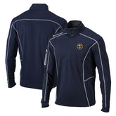Columbia Denver Nuggets Shotgun Quarter-Zip Pullover Jacket Navy