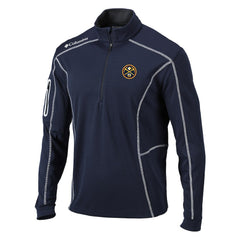 Columbia Denver Nuggets Shotgun Quarter-Zip Pullover Jacket Navy
