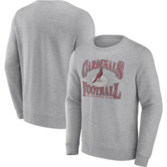 Arizona Cardinals Playability Pullover Sweatshirt - Heathered Charcoal - Fanatics