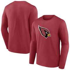 Arizona Cardinals Primary Logo Long Sleeve T-Shirt - Cardinal - Fanatics