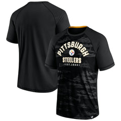 Pittsburgh Steelers Hail Mary Raglan T-Shirt - Black - Fanatics