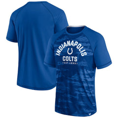 Indianapolis Colts Hail Mary Raglan T-Shirt - Royal - Fanatics